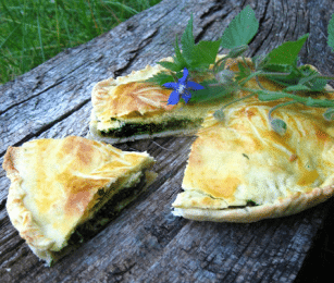 Tarte à la bourrache Tarte à la bourrache