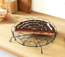 Volette à pâtisserie ajustable en métal noir