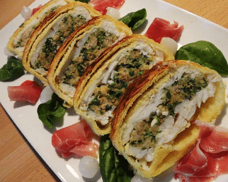 Brochet en croûte farci aux herbes Brochet en croûte farci aux herbes