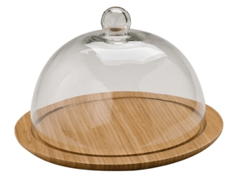 cloche à fromage platau bambou