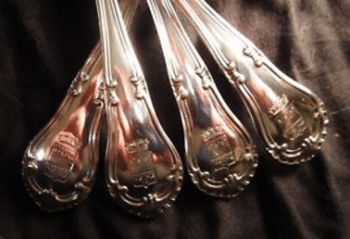 Couverts en argent massif