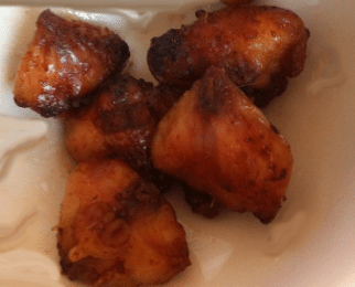 Croupions de poulet grill&eacute;s