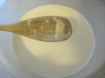Grumeaux dans la pâte à crêpe