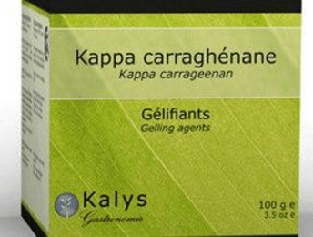 Kappa carraghénane dans son emballage Kappa carraghénane dans son emballage
