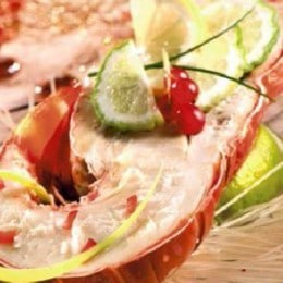 Langouste en bellevue