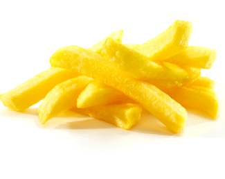 Pommes frites blanchies
