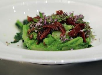 Salade aux fleurs d’origan Salade aux fleurs d’origan