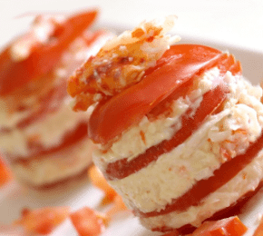 Tomates farcies au crabe Tomates farcies au crabe