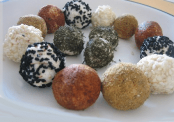 Boulettes de fromage vari&eacute;es
