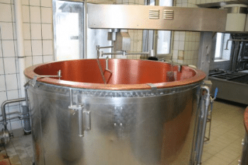 Cuve en cuivre à protection inox
