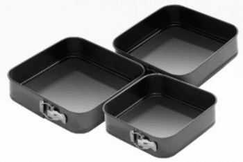 Moules &agrave; g&acirc;teaux carr&eacute;s &agrave; charni&egrave;re