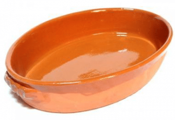 Plat en terre cuite