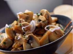 Champignons de Paris sauté au citron Champignons de Paris sauté au citron