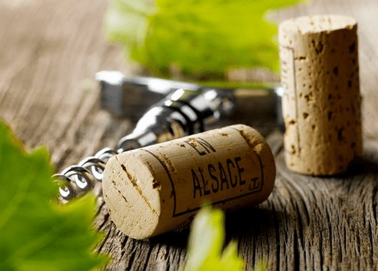Corcho de vino de Alsacia