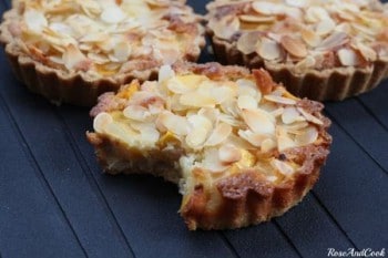 Tartelettes à la mangue aux amandes