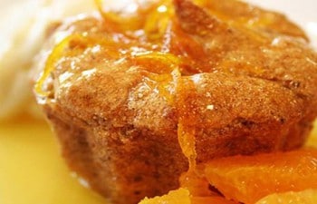 Cake à la bigarade confite