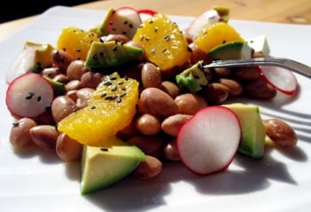 Salade douceur aux haricots borlotti
