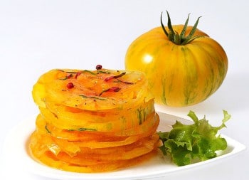 Millefeuille de tomate ananas