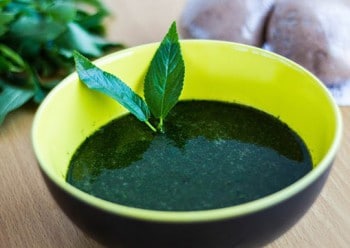 Soupe méloukhia tunisienne
