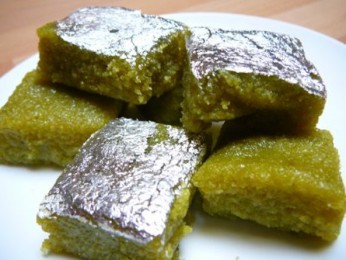 Burfis à la pistache