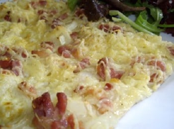 Flamenkuch gratinée