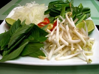 Salade vietnamienne de crudités à la coriandre chinoise