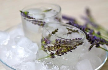 Cocktail à la vodka et à la lavande