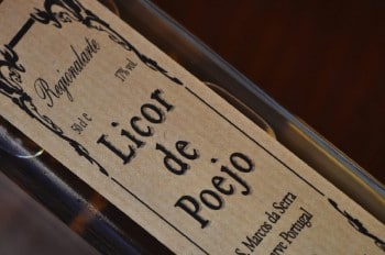 Liqueur de Poejo portugaise