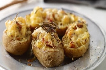 Pommes de terre farcies à la paysanne