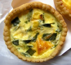 Tartelette aux poireaux