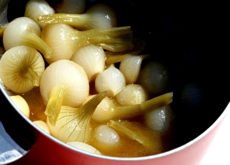 Petits oignons grelots au xérès fino