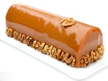 Bûche aux noix et au caramel