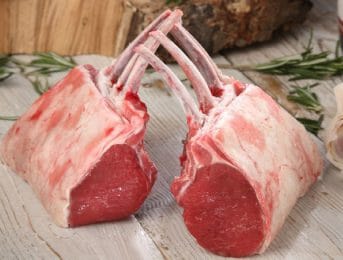 Carré d’agneau prêt à cuire