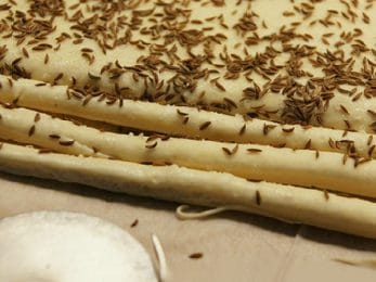 Gressinis au cumin prêts à cuire