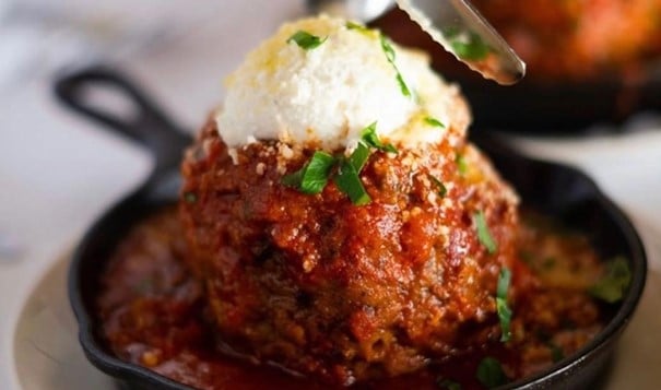 Boulette géante à la viande de bœuf wagyu