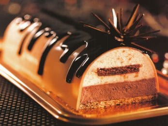 Bûche de Noël Noisettine au chocolat