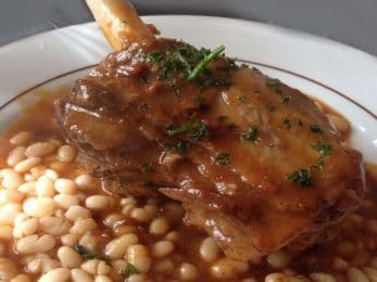 Souris d’agneau à la bretonne