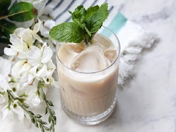 Irish coffee glacé à la menthe
