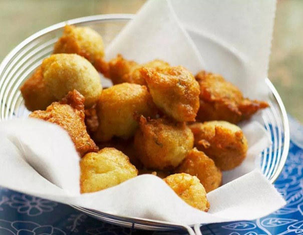 Beignets de morue sal&eacute;e