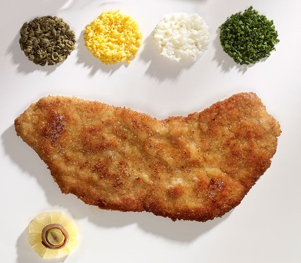 Costeleta de vitela à milanesa