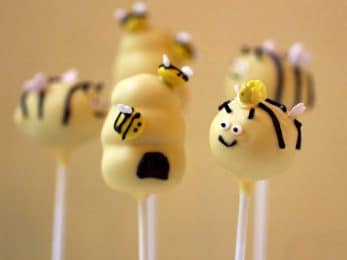 Cake pop « abeille »