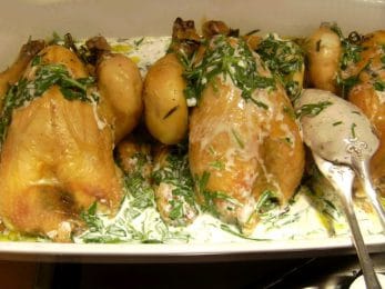 Coquelets à la chartres
