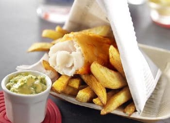 Fish and chips sauce tartare