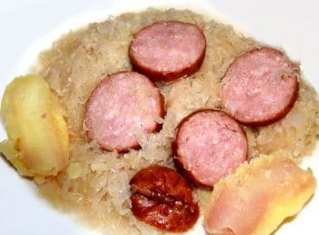 Saucisse de Morteau et choucroute