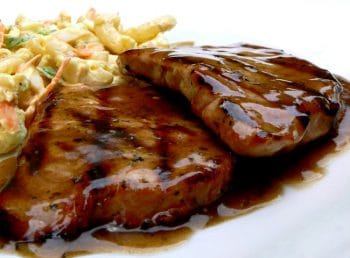 Côtelettes de porc au vinaigre balsamique