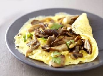 Omelette aux champignons