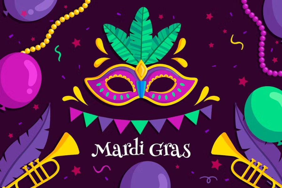 Affiche de Mardi gras