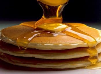 Crêpes au miel et au beurre