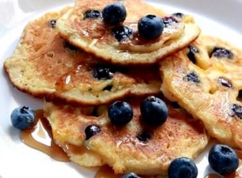 Crêpes québécoises aux bleuets