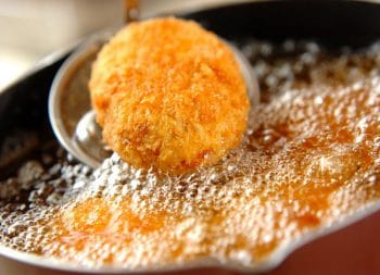 Friture des croquettes